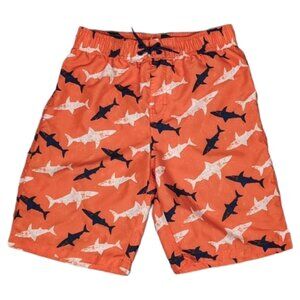 3/$20 Joe Fresh Shark Print Swim Trunks Beach Summer Bathing Suit Shorts